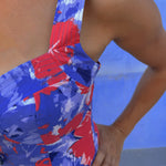 Load image into Gallery viewer, Blue Bloom Button Dress
