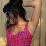 Load image into Gallery viewer, Coral Mosaic Button Dress
