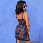 Load image into Gallery viewer, Midnight Bloom Button Dress
