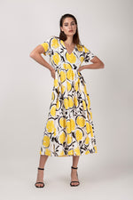 Load image into Gallery viewer, CITRUS-LINEN DRESS
